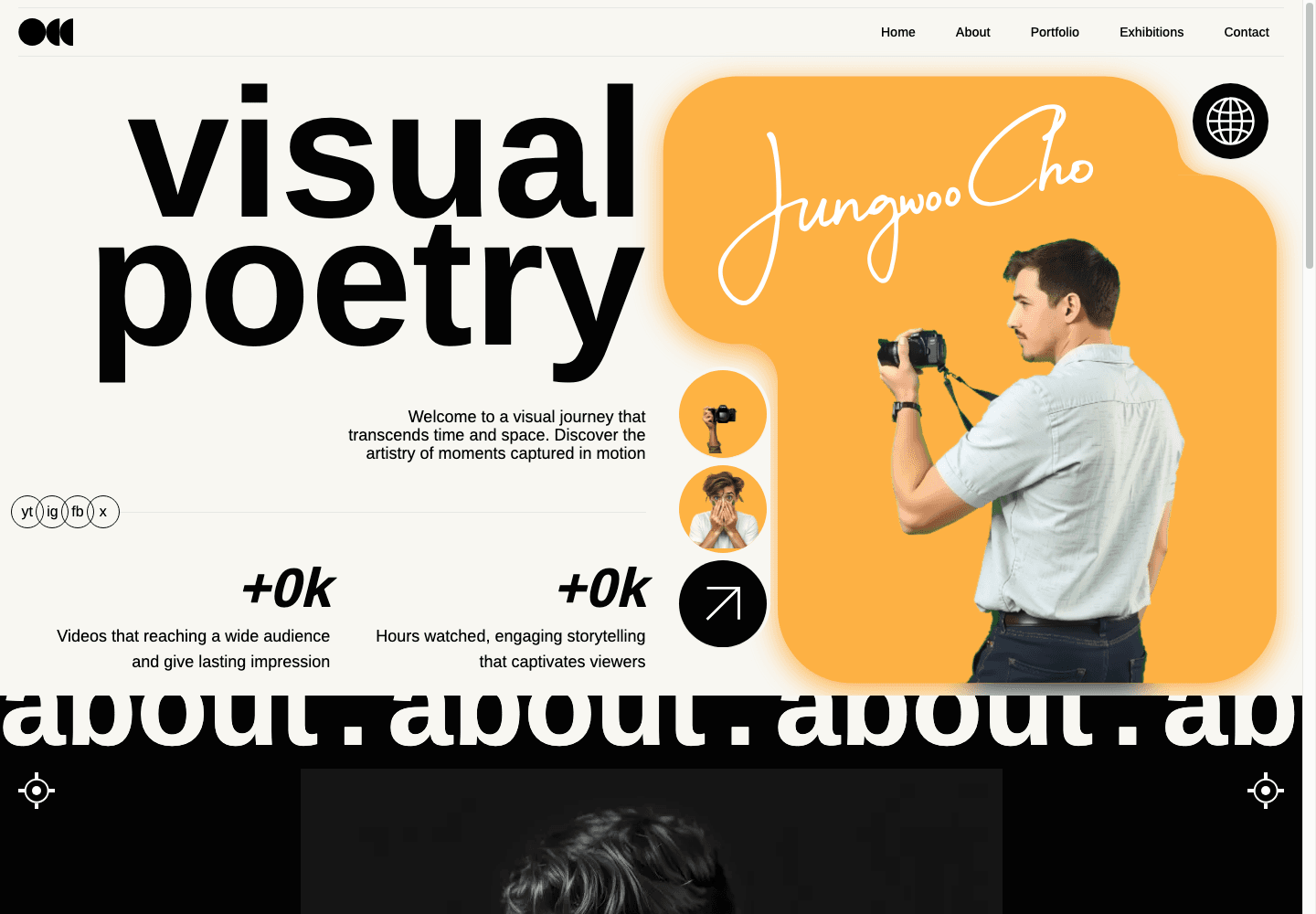 Visual Poetry About 화면